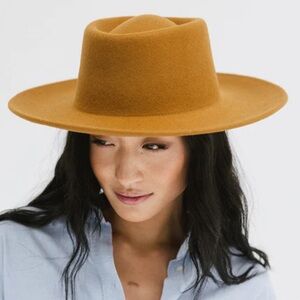 BN 🌴Gigi PIP🌴100% Australian Wool Hat 57 Ginger Gambler in cinnamon